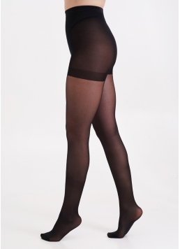 Колготки Omsa на полные ноги (), цвет чёрный | Евгения Стиль — Evgenia Style